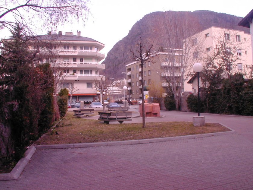 Der Fülaplatz vor seiner Umgestaltung