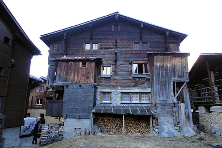 Rückfassade vor Sanierung